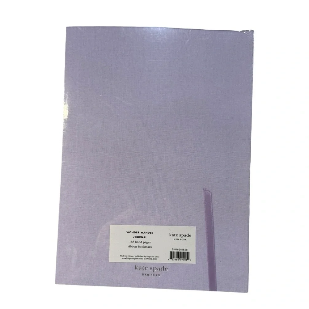 Kate Spade New York “Wonder Wander” Journal Lavender – 168 Lined Pages – NEW - Picture 3 of 7